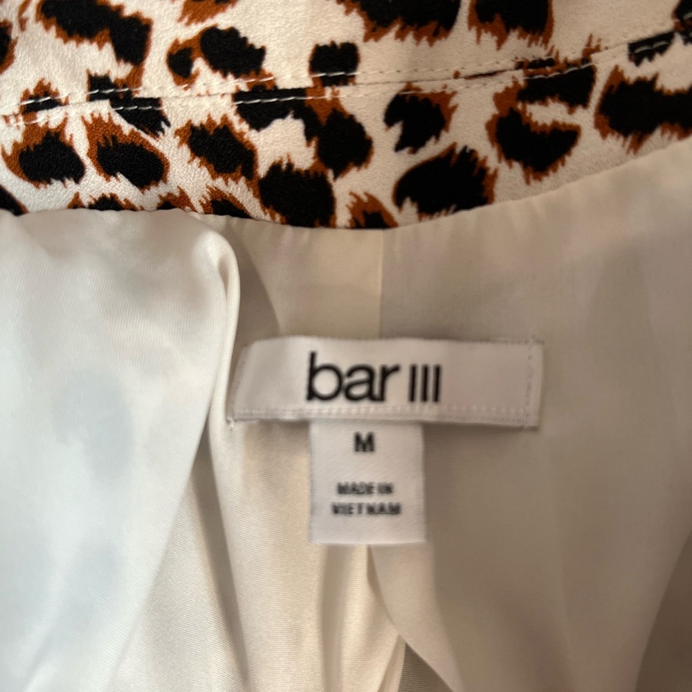 Cheetah 🐆 BAR III Blazer size M - Picture 3 of 5